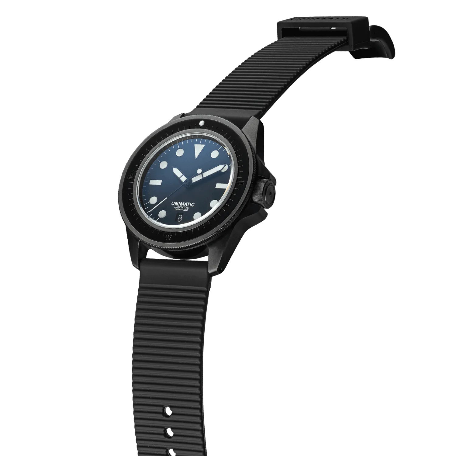 Unimatic Modello Uno U1S-MPN horloge 40mm zwart
