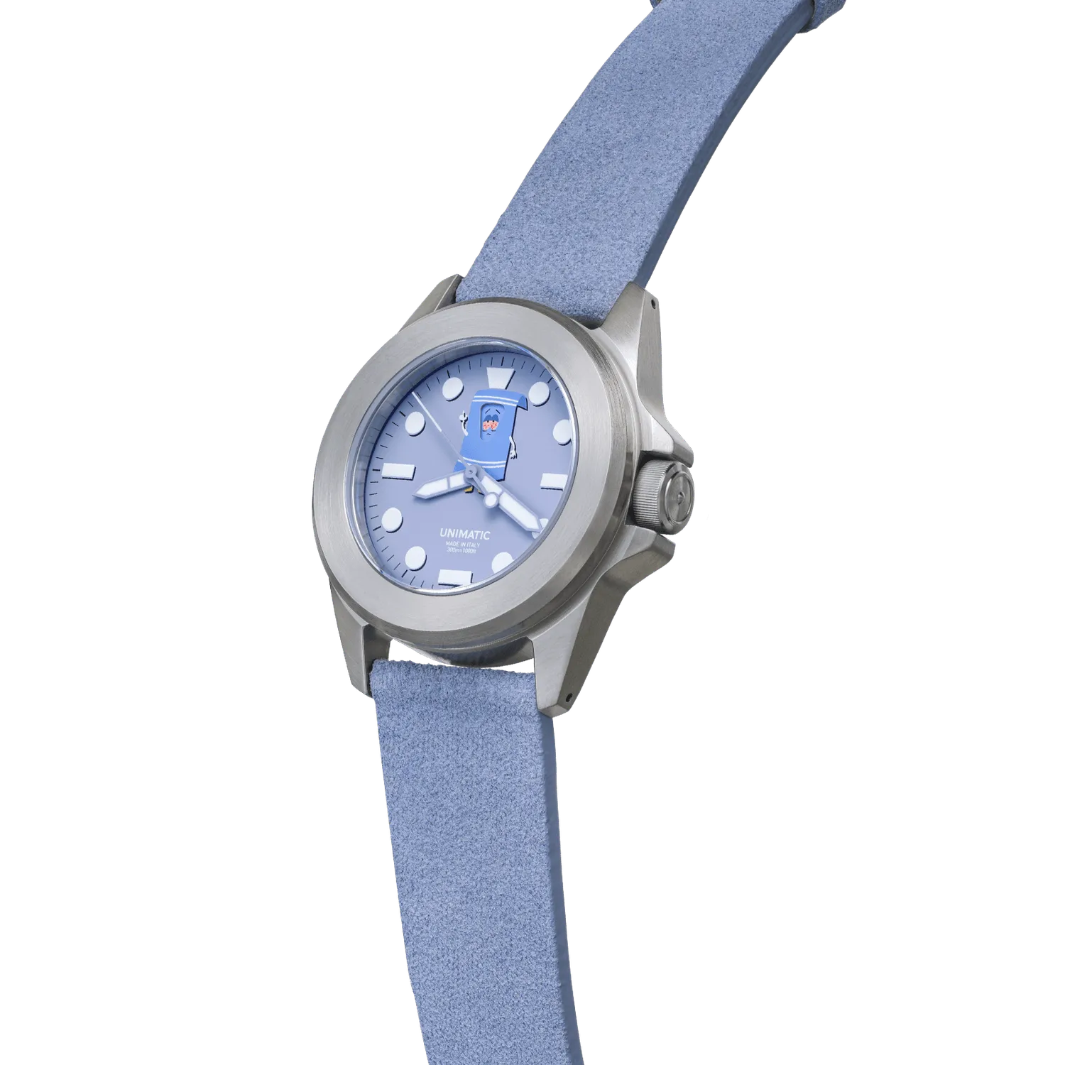 Unimatic Modello Quattro UT4-TW horloge paars 300m
