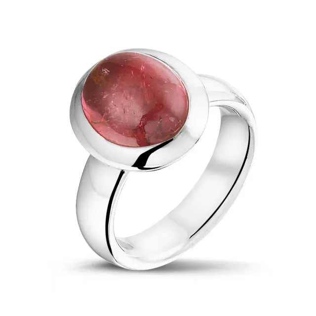 Juwelier Ripassa zilveren ring met tourmalijn