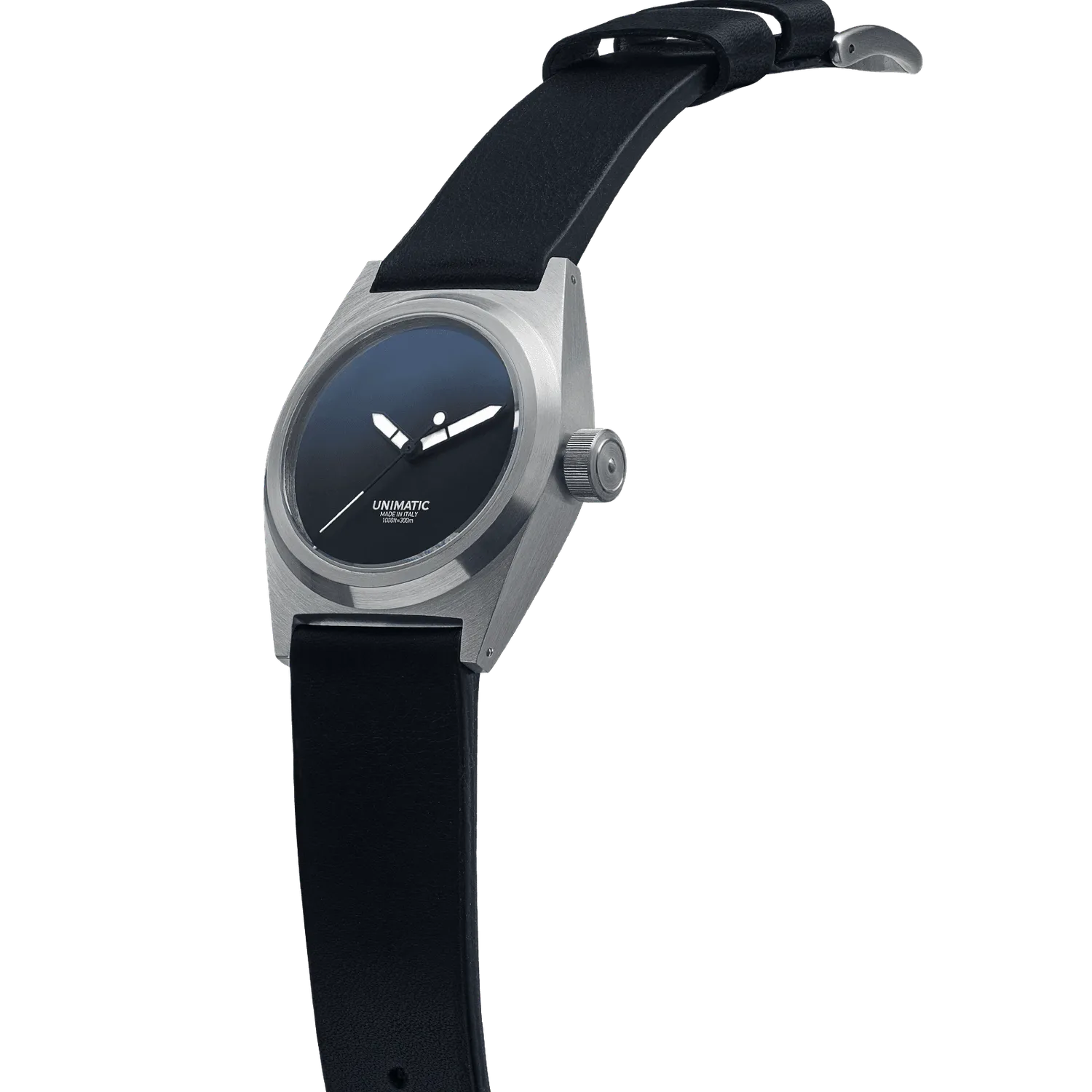 Unimatic Modello Due U2S-M horloge zwart 300m