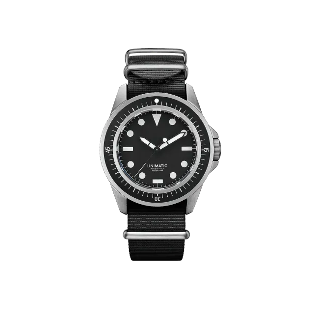 Unimatic Modello Uno U1-F horloge 40mm zwart