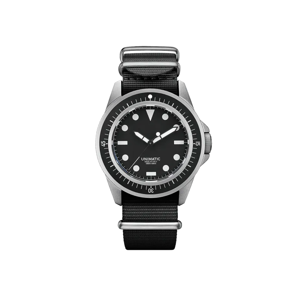 Unimatic Modello Uno U1-F horloge 40mm zwart