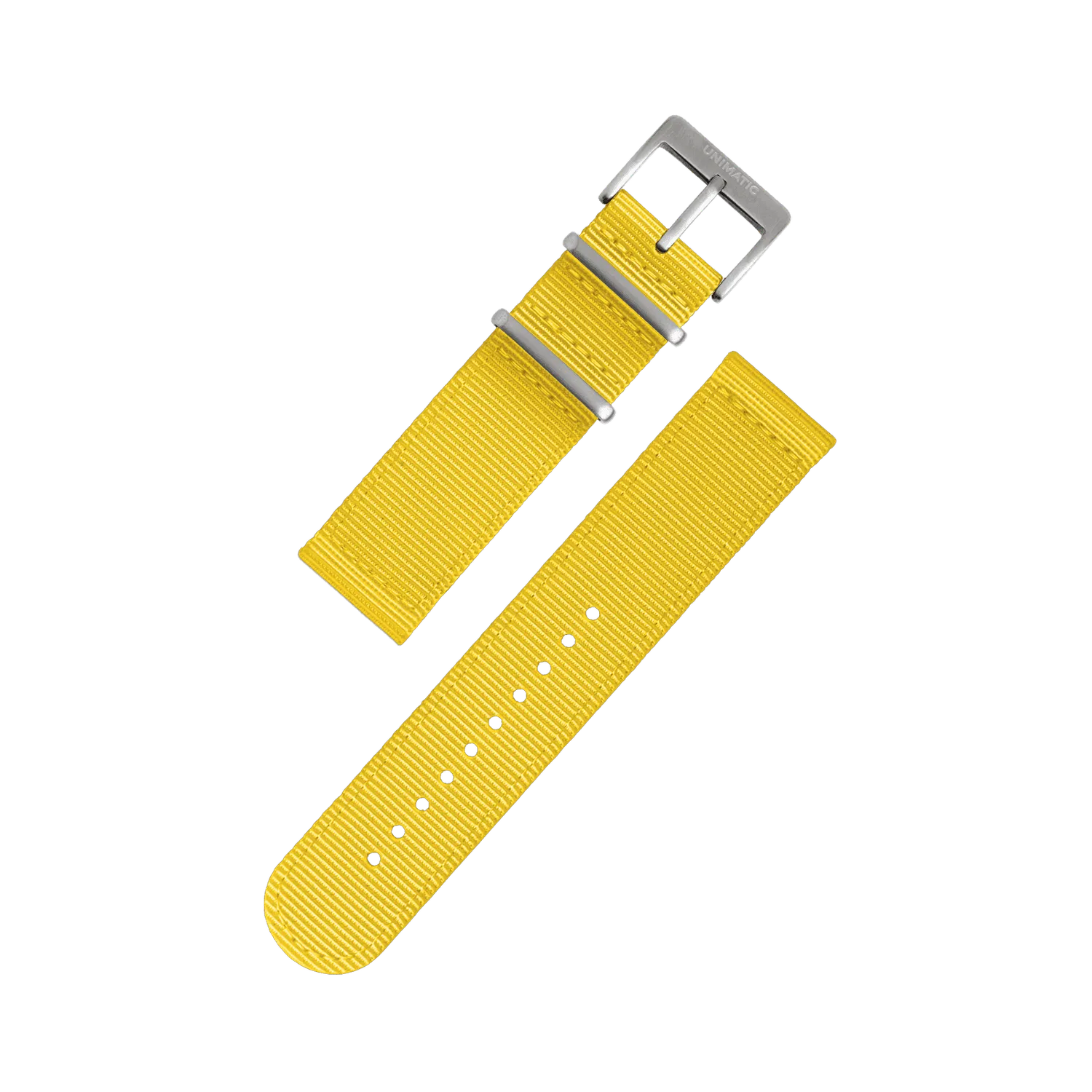 Unimatic Modello Uno U1-SS2 duikhorloge geel leder