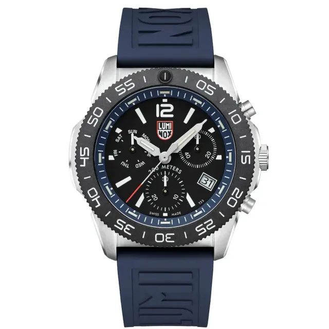 Pacific Diver XS.3143 horloge zwart staal