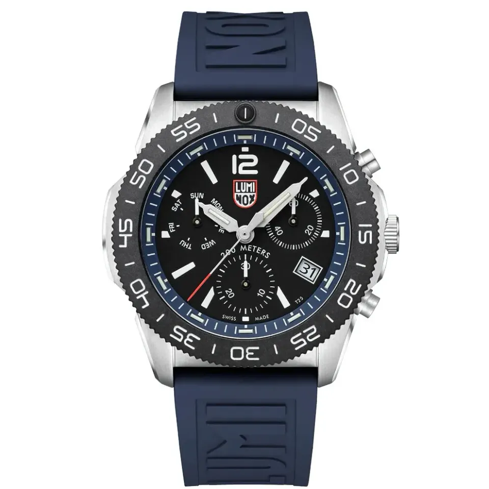 Pacific Diver XS.3143 horloge zwart staal