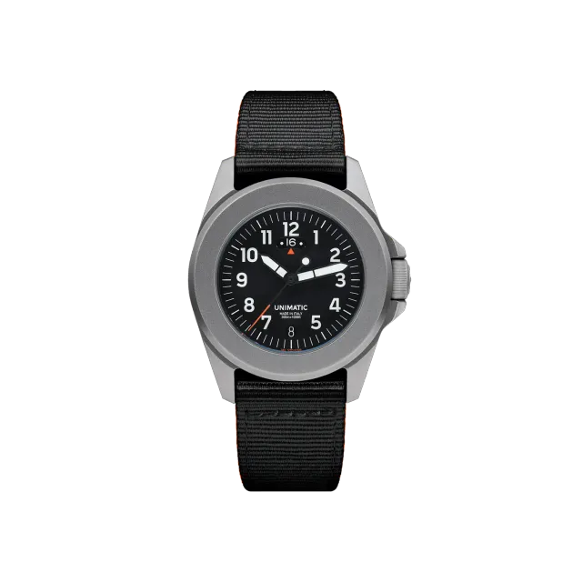 Unimatic Modello Quattro UT4-U-TI-GMT GMT-horloge 40mm titanium