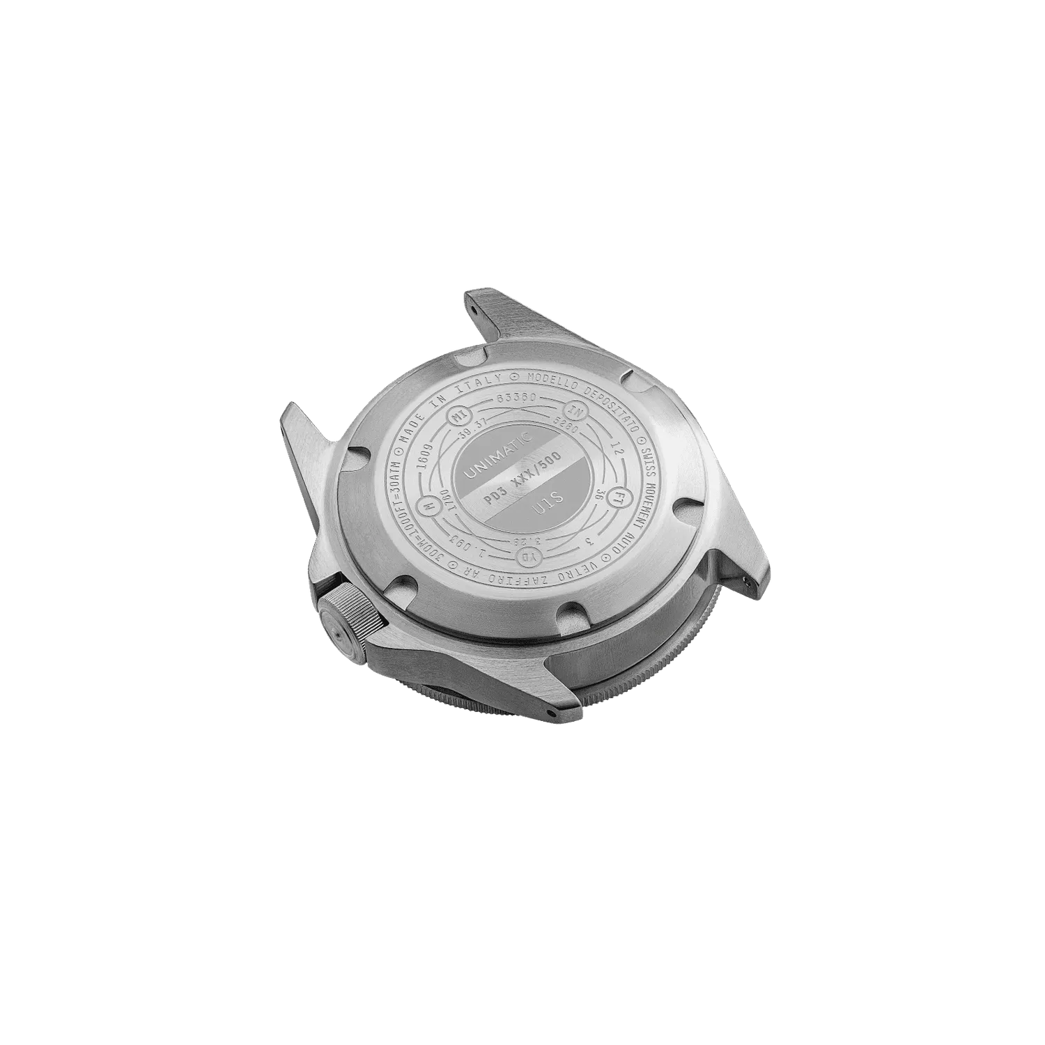Unimatic Modello Uno U1S-PD3 duikhorloge 40mm zwart