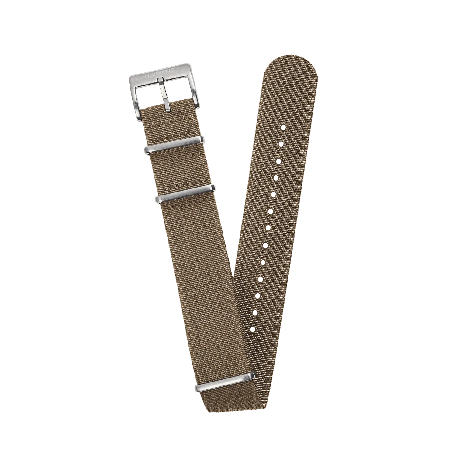 Unimatic Seatbelt NATO horlogeband 22mm nylon livid