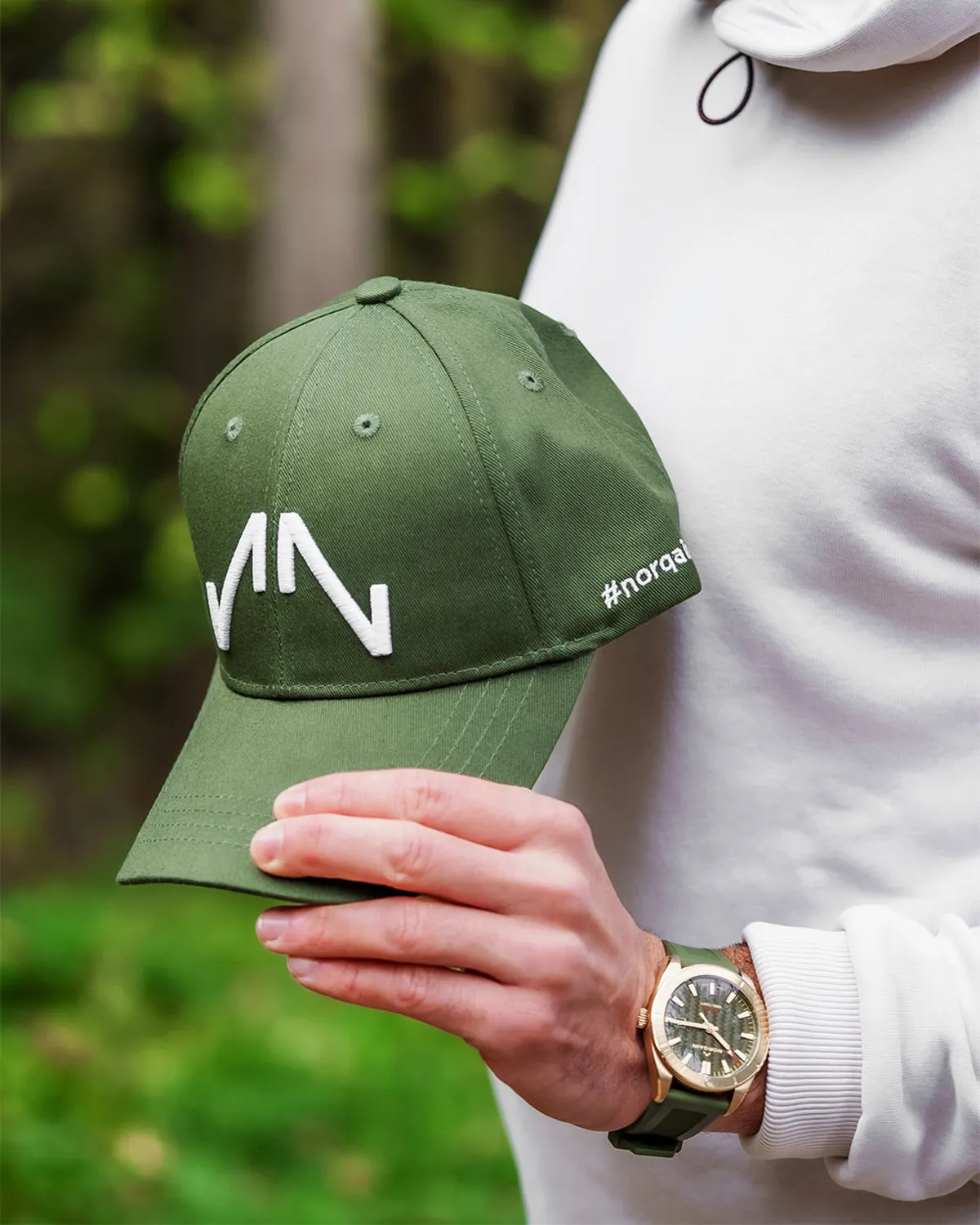 Norqain Cap Khaki pet khaki katoen