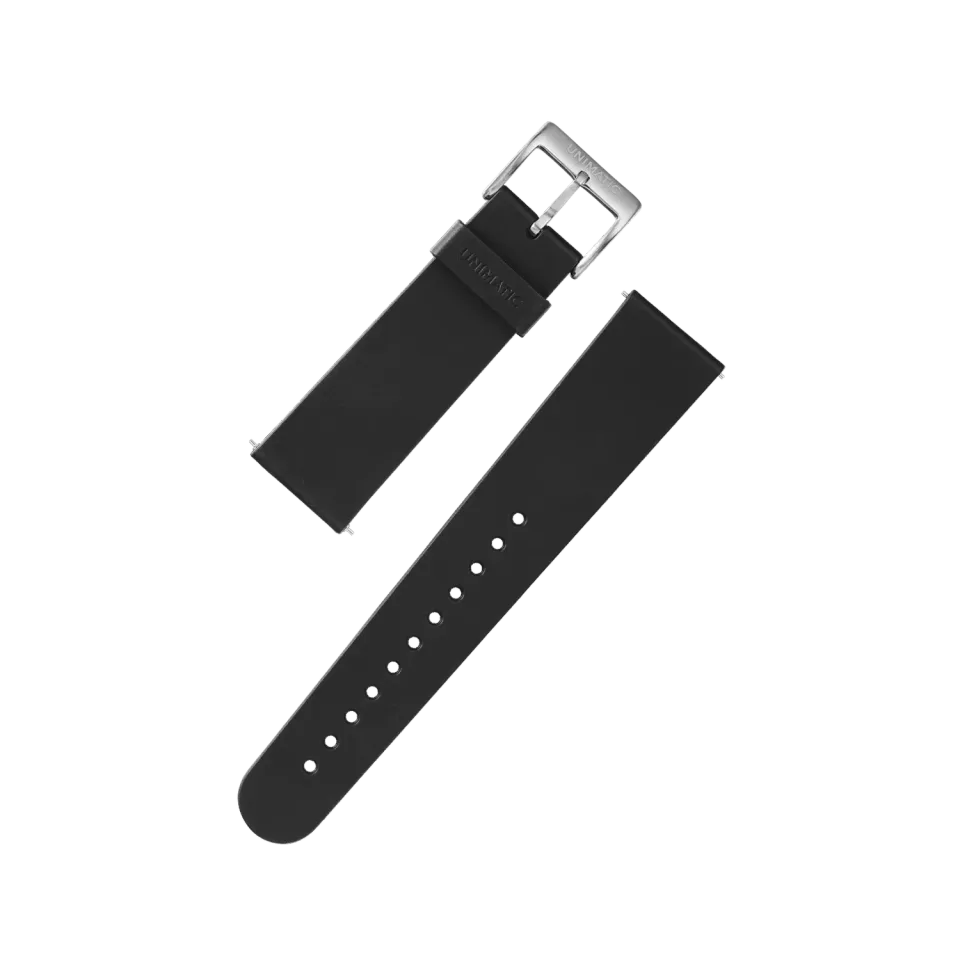 Unimatic TPU horlogebandje 22mm zwart
