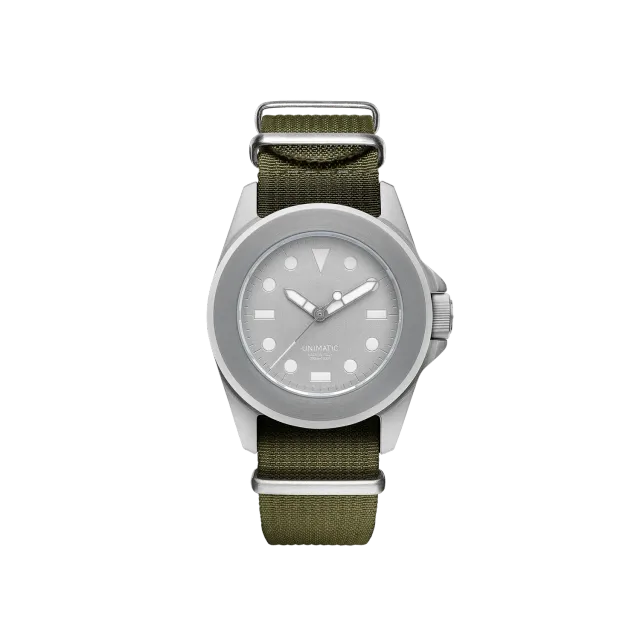 Unimatic Modello Quattro U4-AEG horloge groen automaat