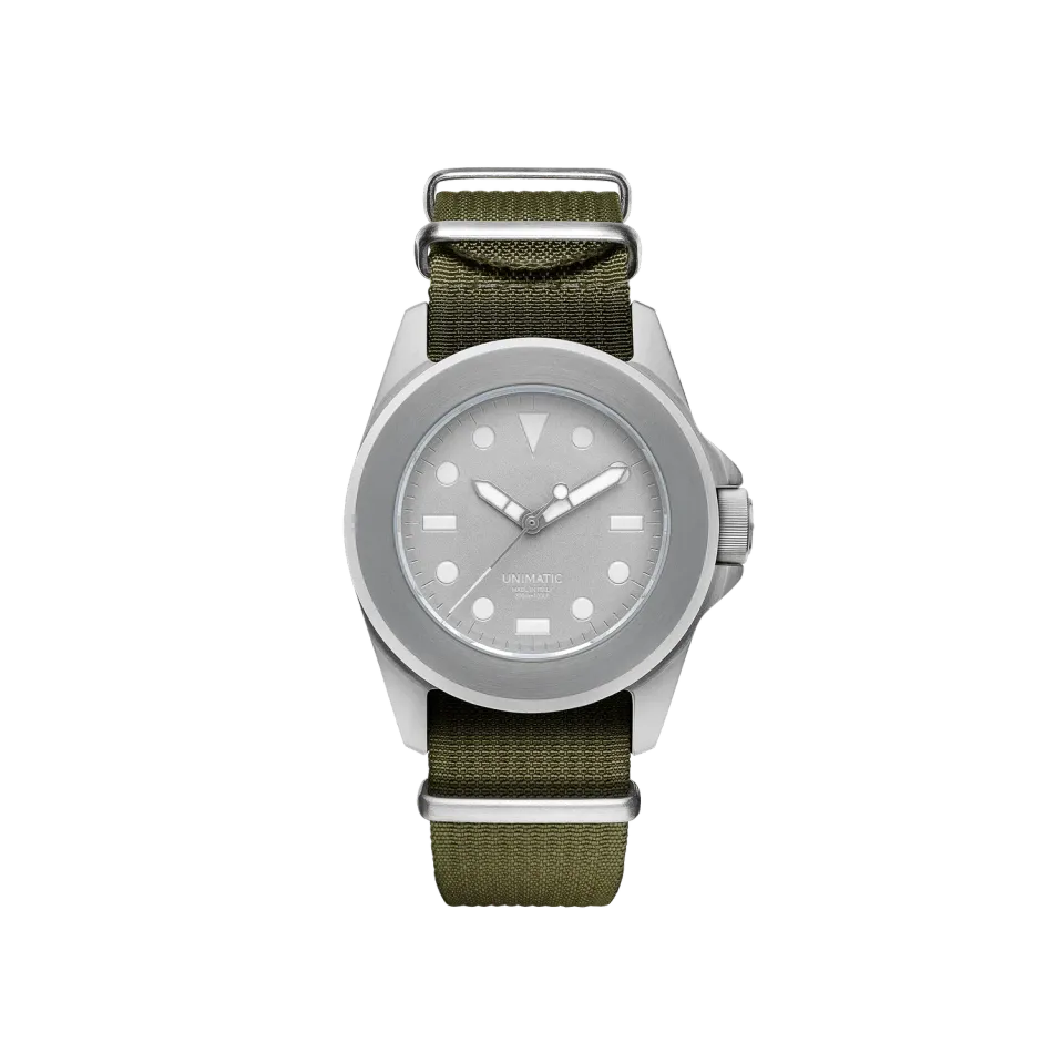 Unimatic Modello Quattro U4-AEG horloge groen automaat