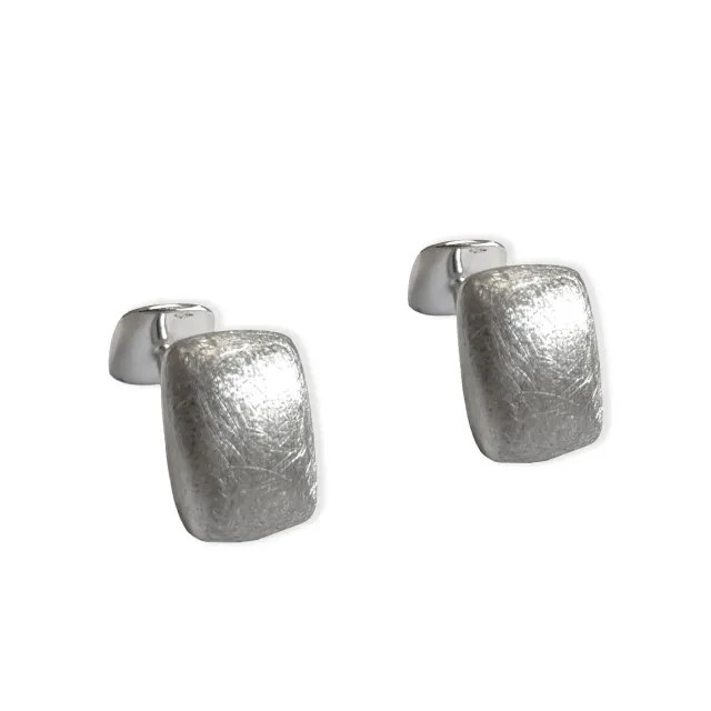 Juwelier Ripassa mat zilveren manchetknopen