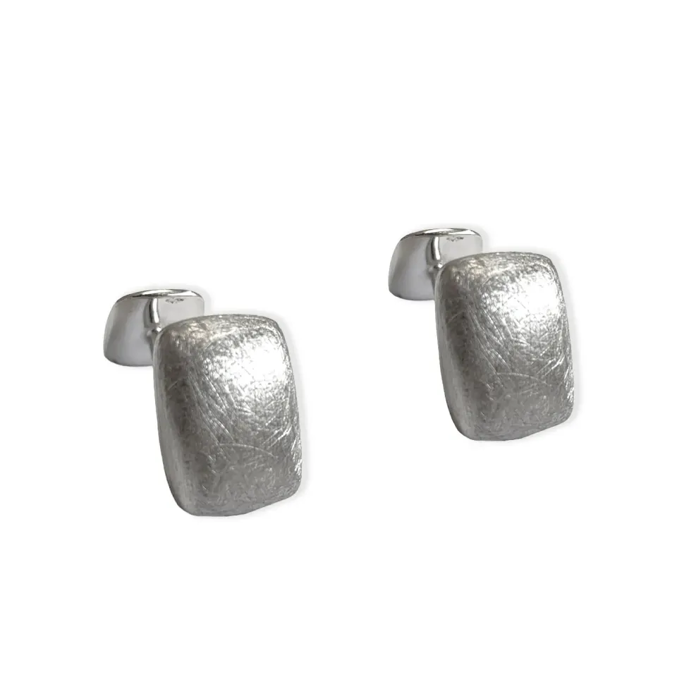 Juwelier Ripassa mat zilveren manchetknopen