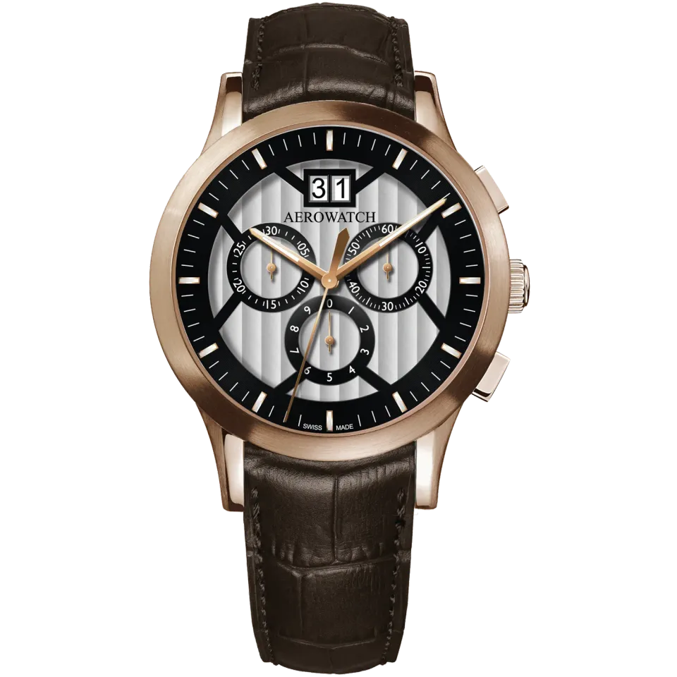 Juwelier Ripassa Chrono Quartz 80966 RO05 staal