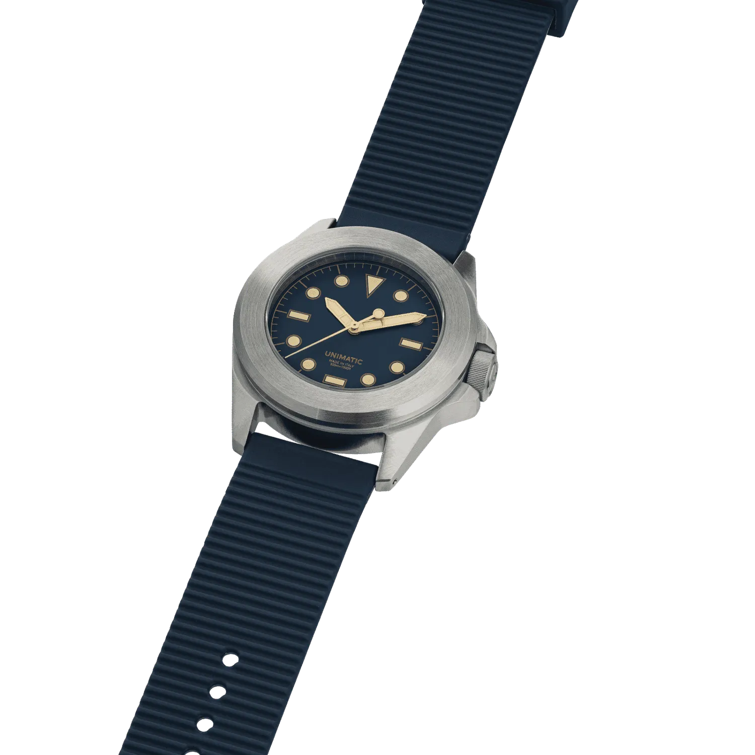 Unimatic Modello Quattro U4S-8N horloge blauw automaat slim