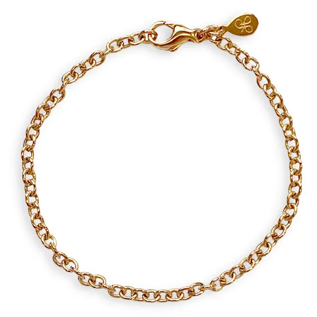 Juwelier Ripassa rosé schakelarmband fijne schakel dames