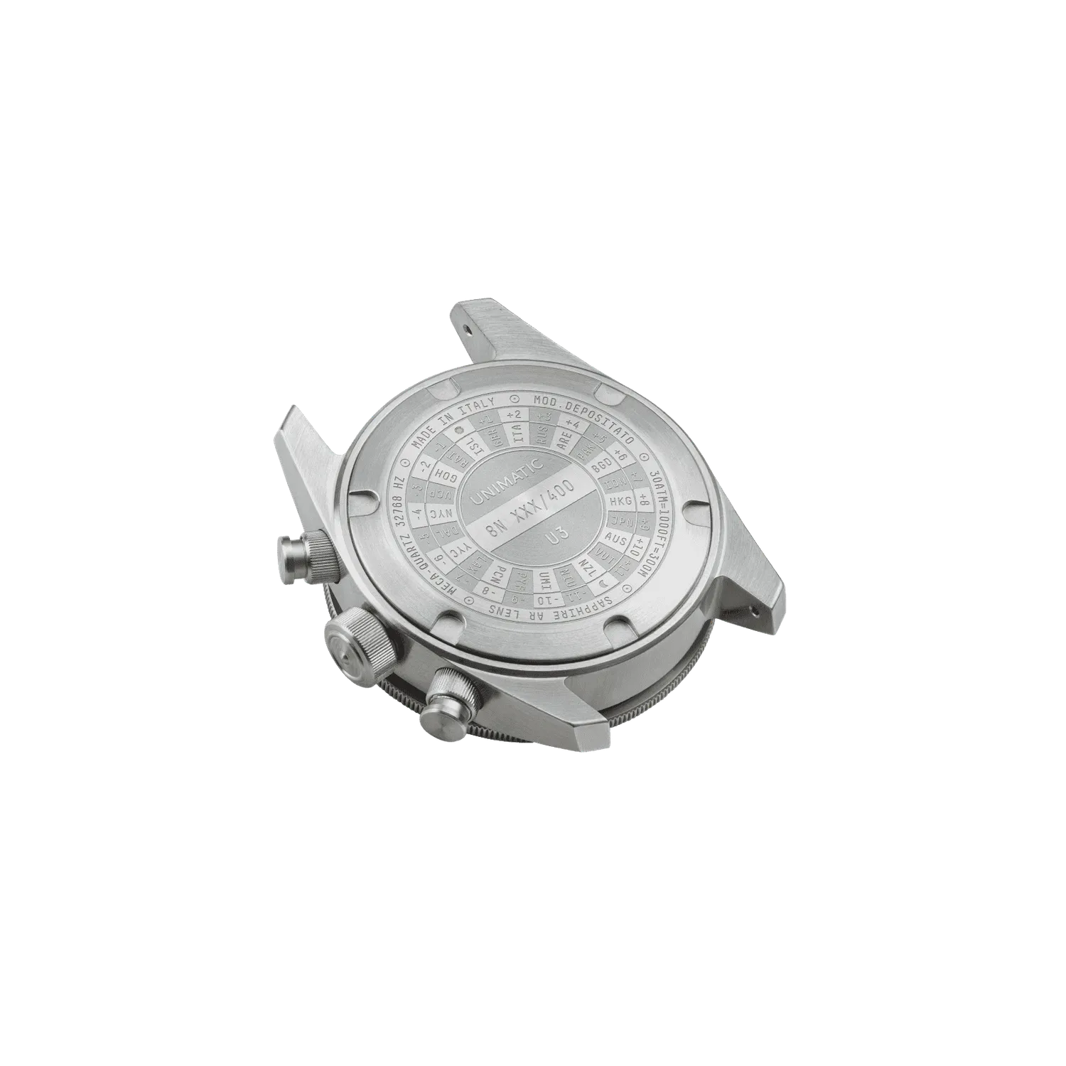 Unimatic Modello Tre U3-8N horloge blauw 300m