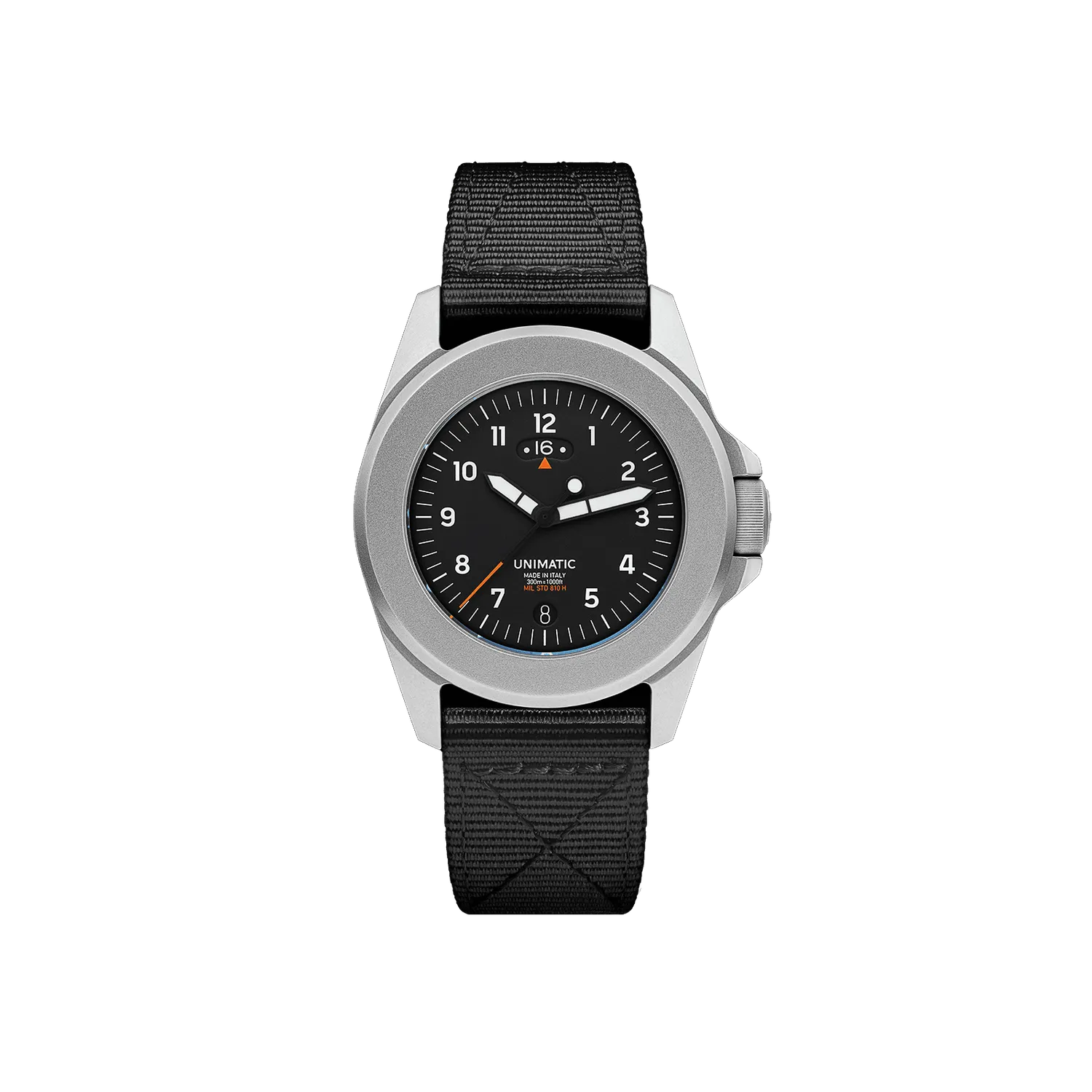 Unimatic Modello Quattro UT4-GMT horloge zwart GMT