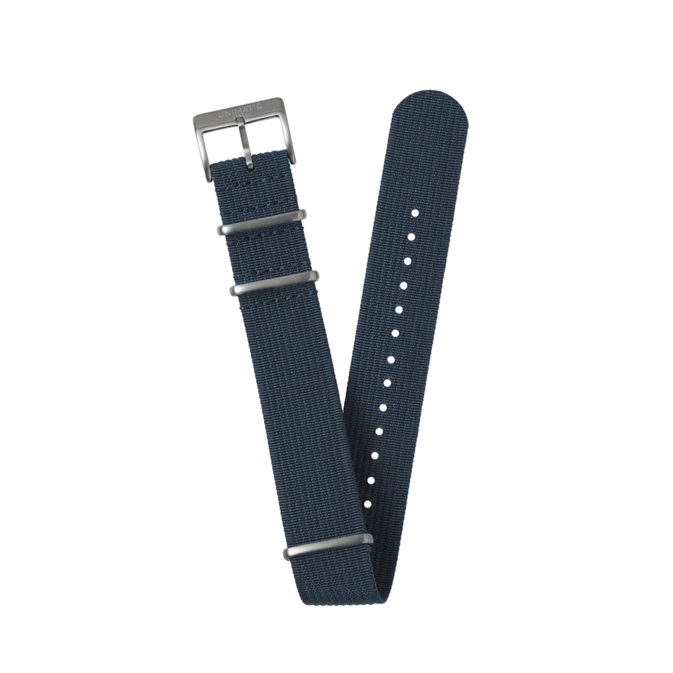 Unimatic Seatbelt NATO horlogeband 22mm nylon livid