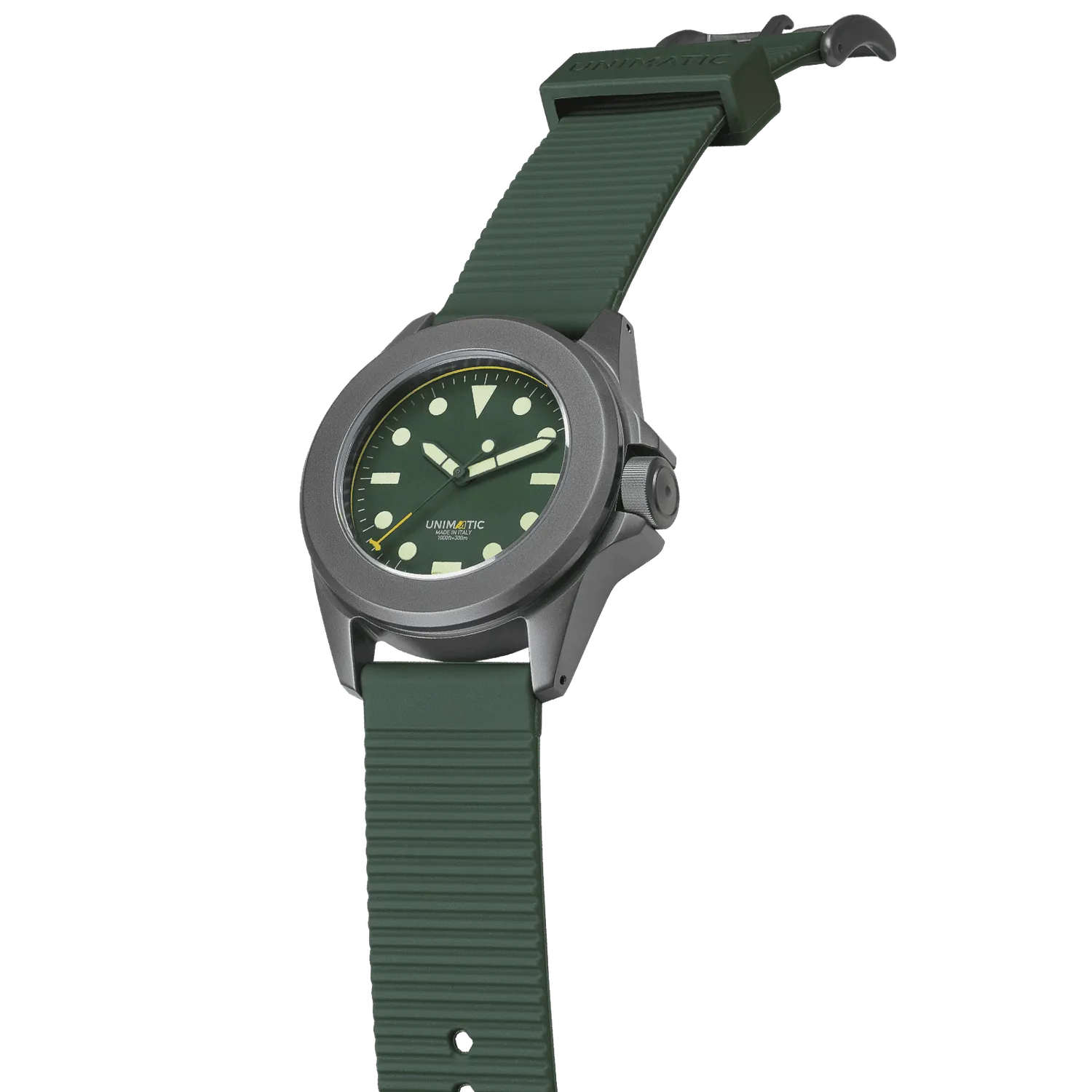 Unimatic Modello Quattro UT4-AA horloge groen 300m