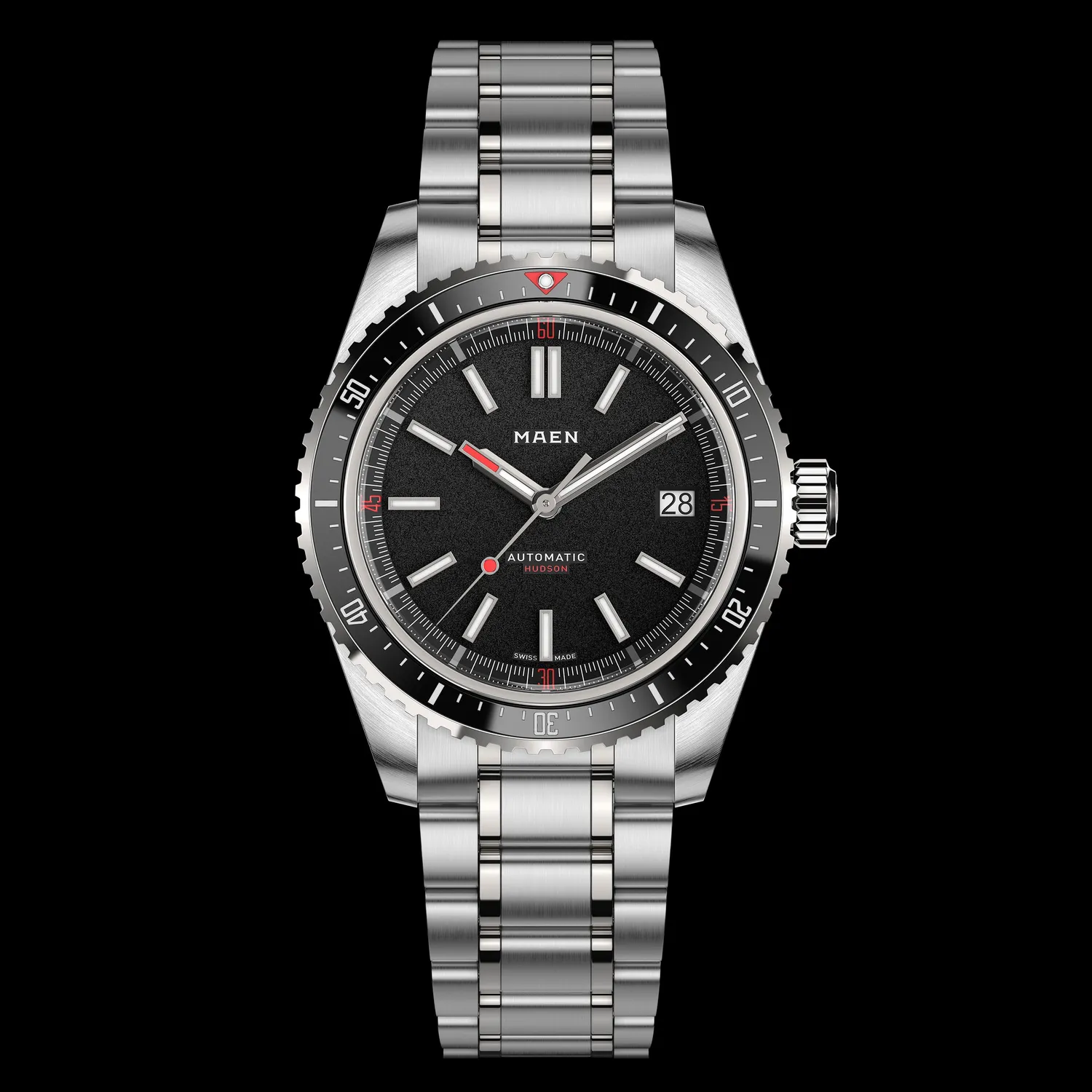 Maen Hudson M1.1.5 horloge 38mm staal