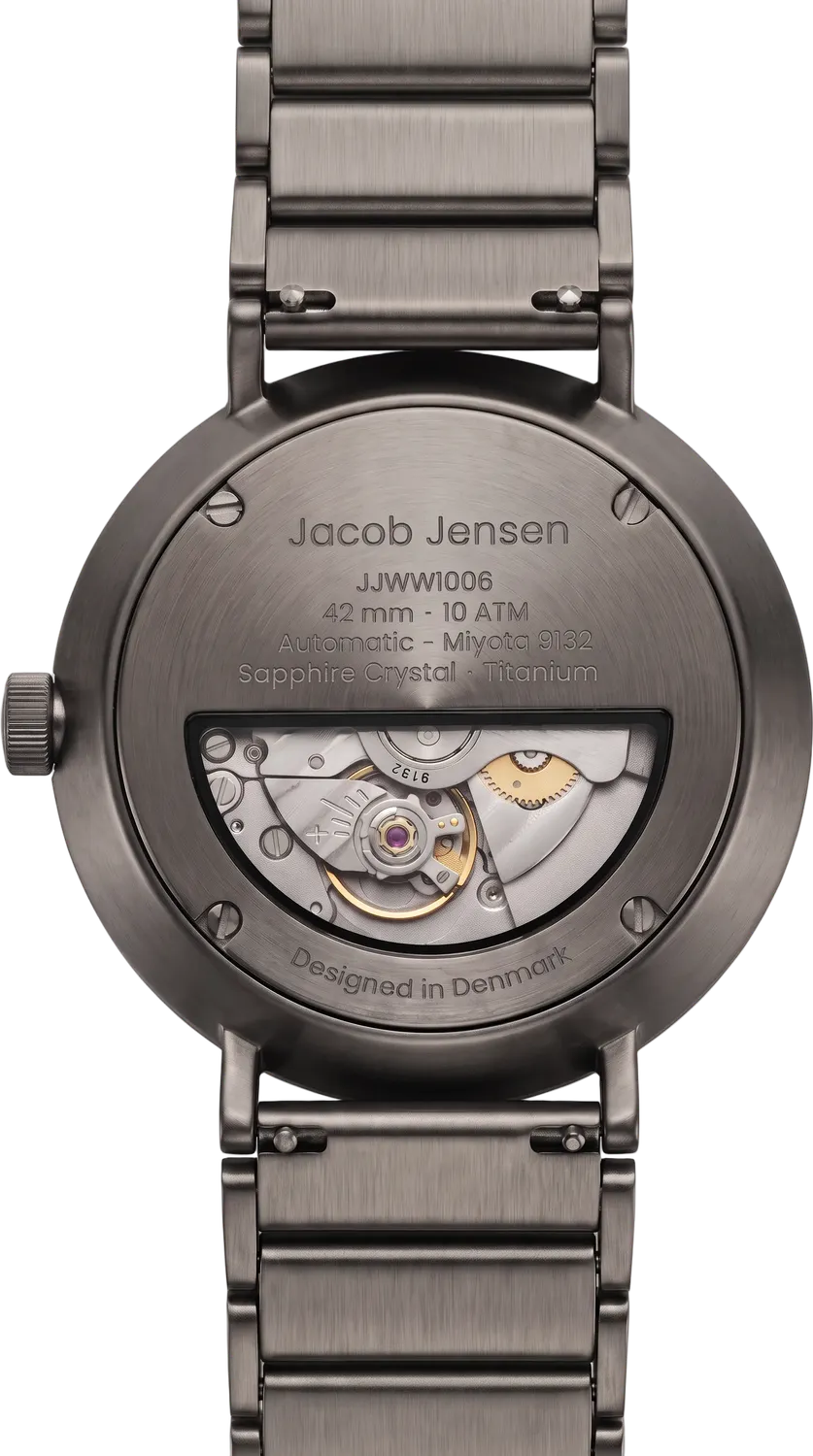 Jacob Jensen Aekvator 1006 horloge grijs reserve