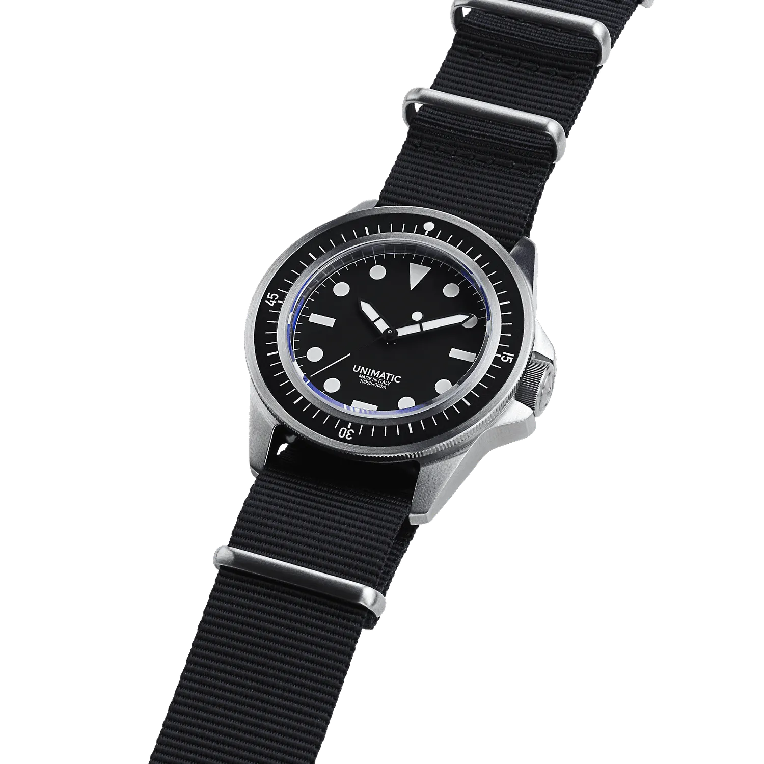 Unimatic Modello Uno U1-F horloge 40mm zwart