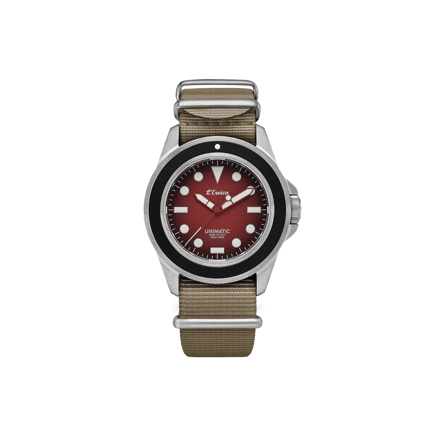 Unimatic Modello Uno U1-ER horloge rood-zwart automaat
