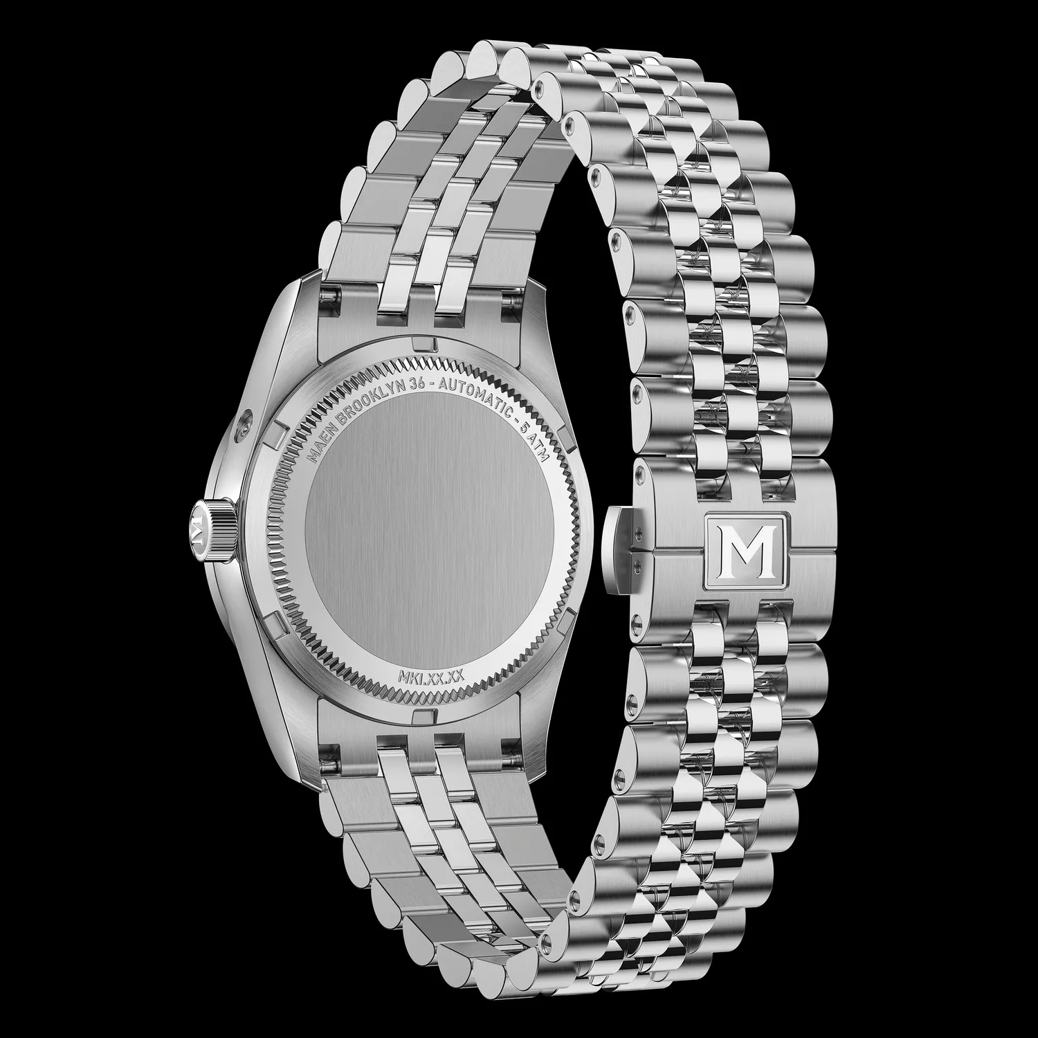 Maen Brooklyn 36 M5.1.2 horloge staal dagelijks