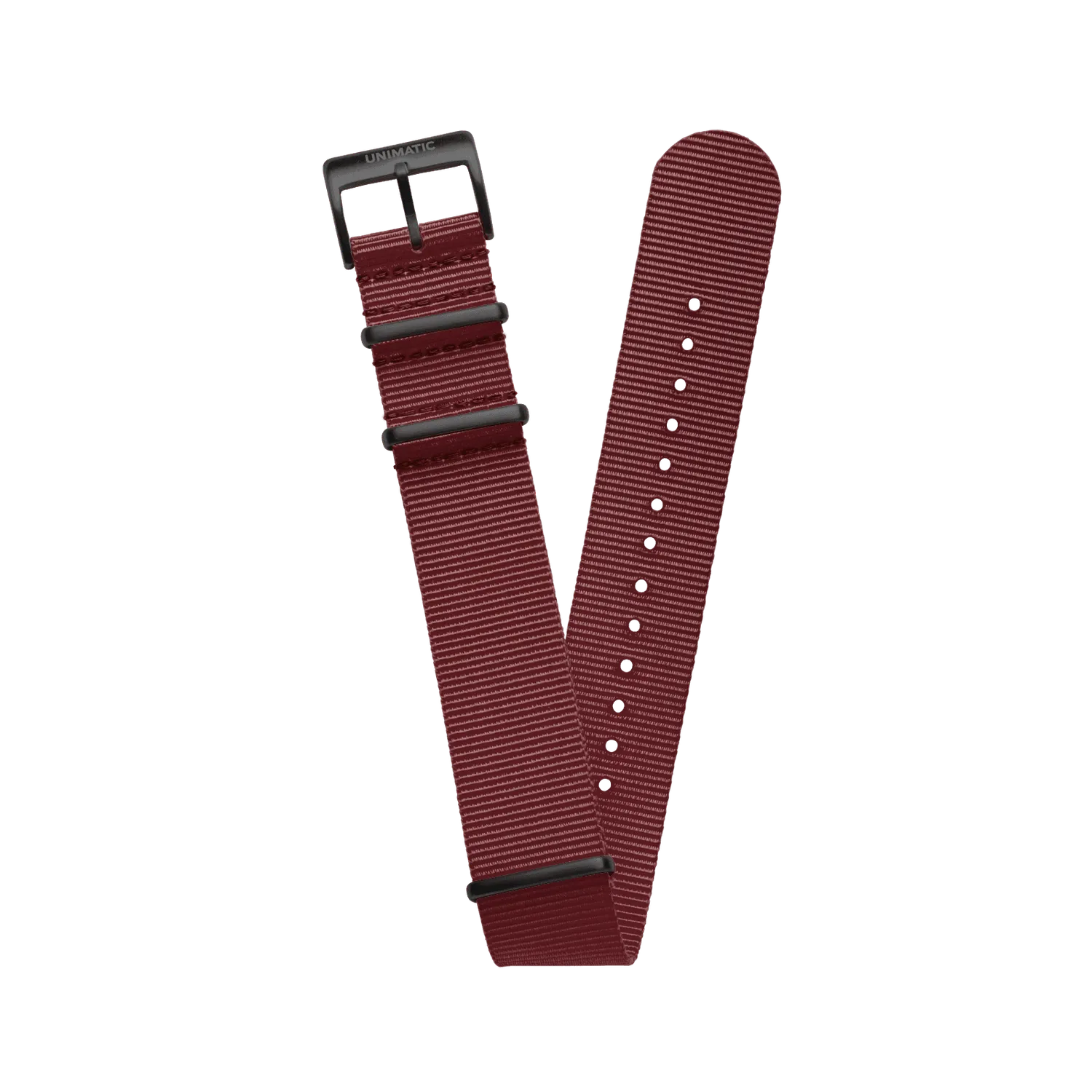 Unimatic NATO nylon horlogebandje 22mm groen