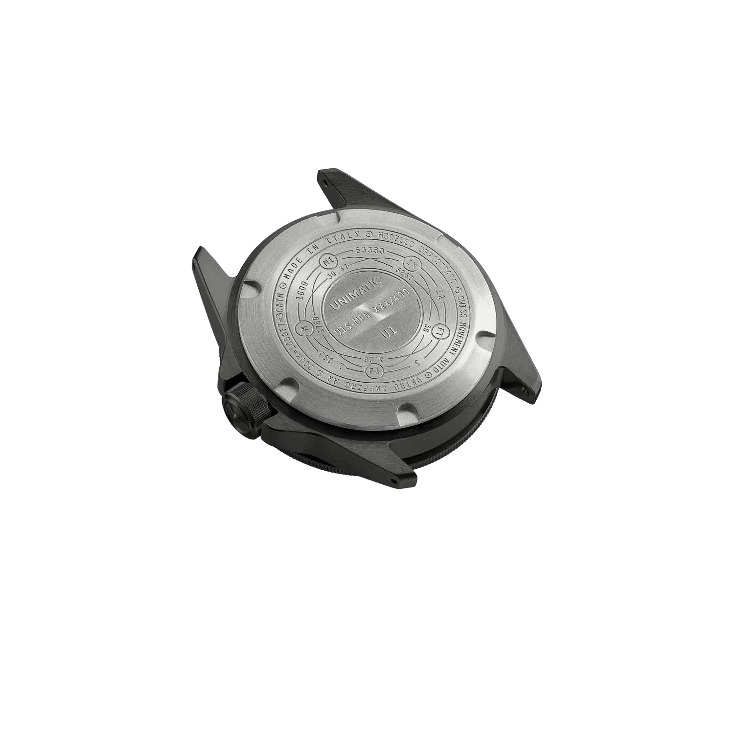 Unimatic Modello Uno U1S-MPN horloge 40mm zwart