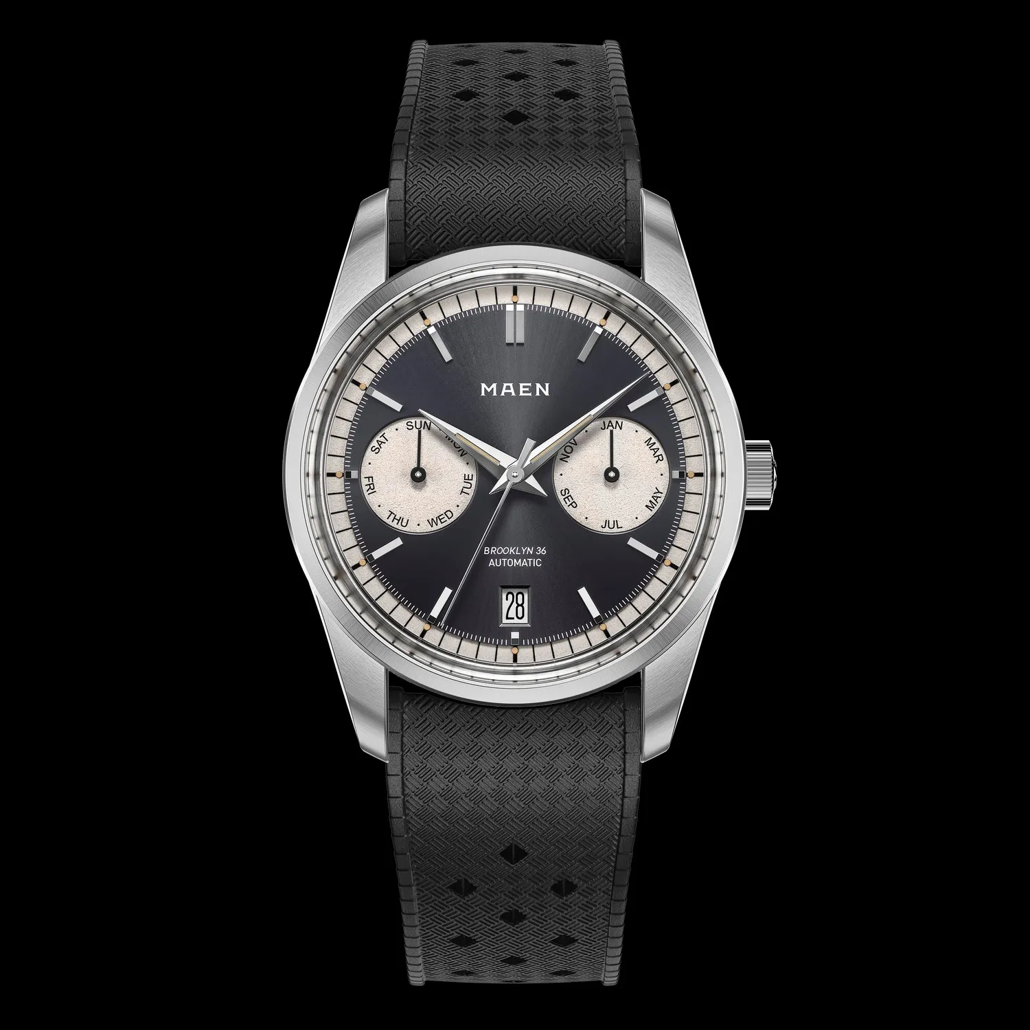 Maen Brooklyn 36 M5.1.1 horloge staal compact
