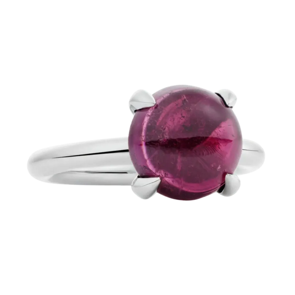 Juwelier Ripassa Catch ring roze toermalijn cabochon