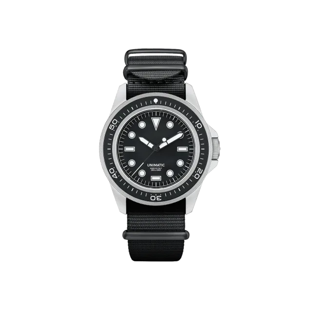 Unimatic Modello Uno U1-PD3-B duikhorloge 40mm zwart