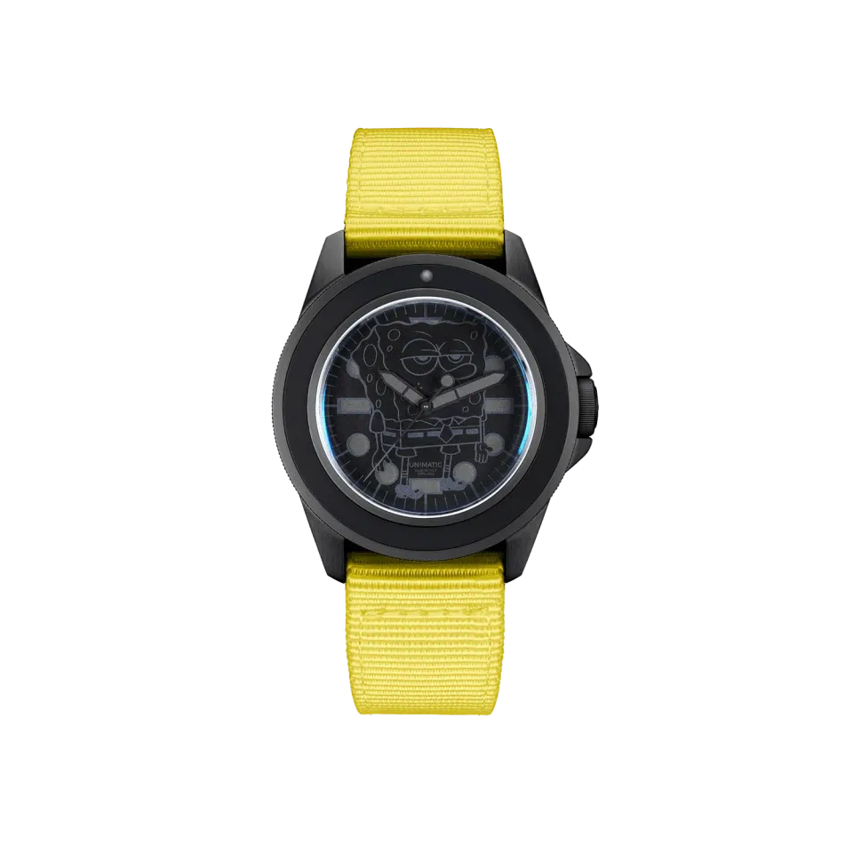 Unimatic Modello Uno U1-SS duikhorloge zwart 50 stuks