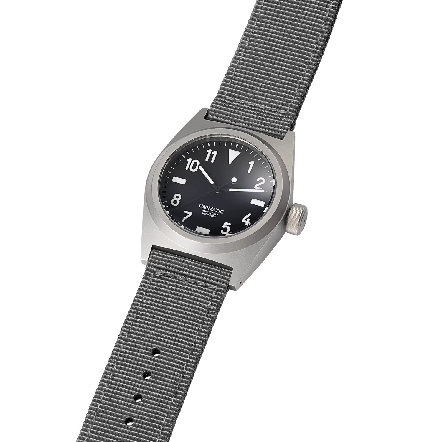 Unimatic Modello Due U2-B horloge 38,5mm zwart