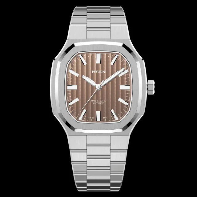 Maen Manhattan 37 M2.1.4 horloge staal