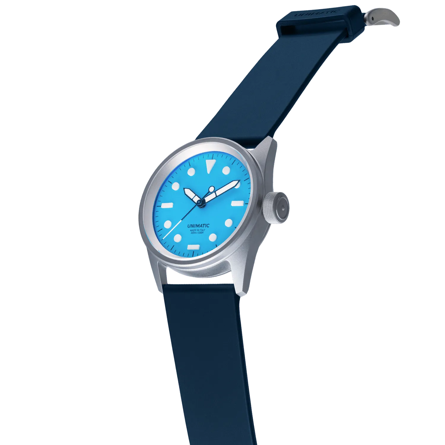 Unimatic Modello Cinque UT5-IPN horloge blauw 36mm