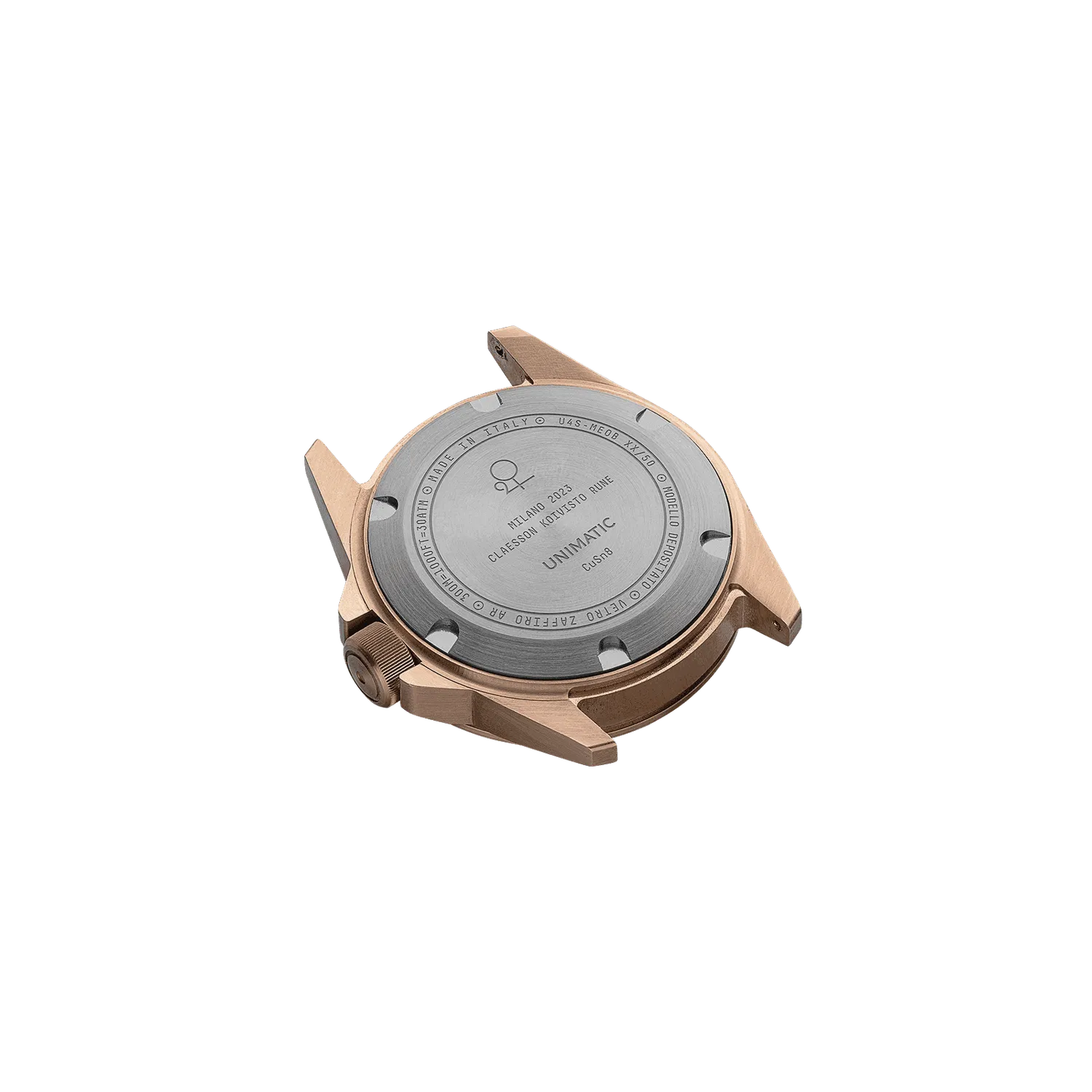 Unimatic Modello Quattro U4S-MEOB horloge brons rood TPU