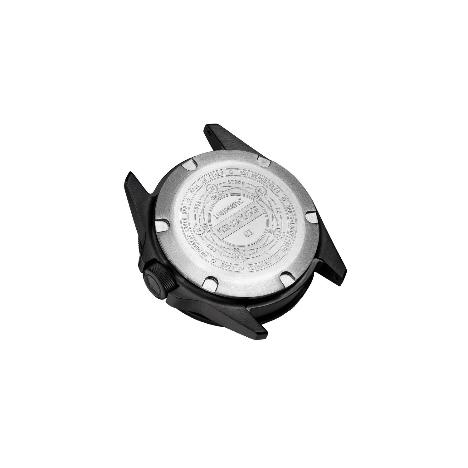 Unimatic Modello Uno U1-FDN horloge zwart automaat