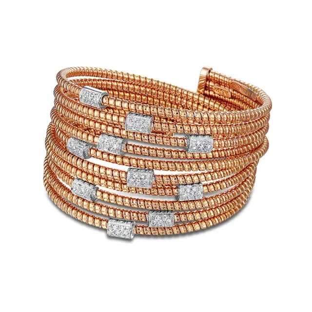 Juwelier Ripassa roségouden armband diamanten