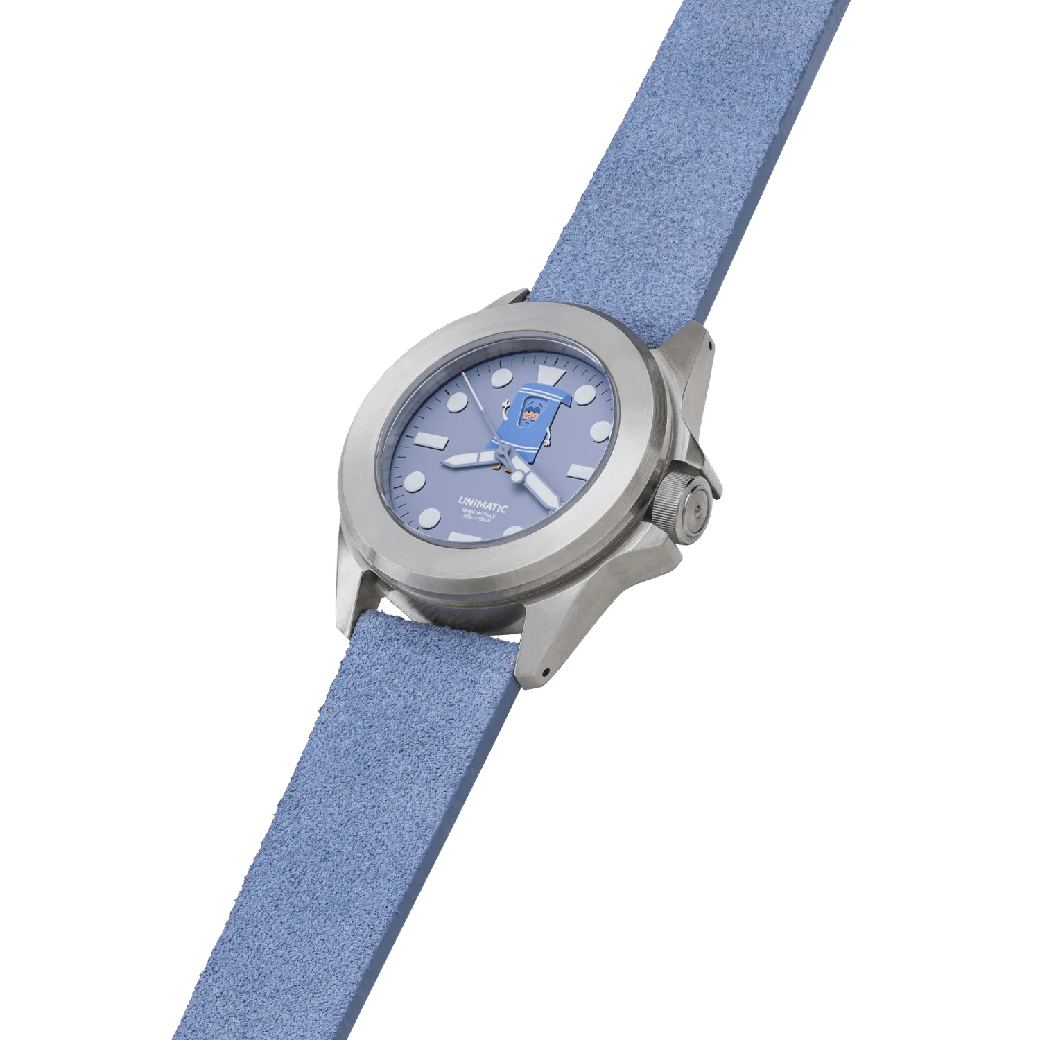 Unimatic Modello Quattro UT4-TW horloge paars 300m