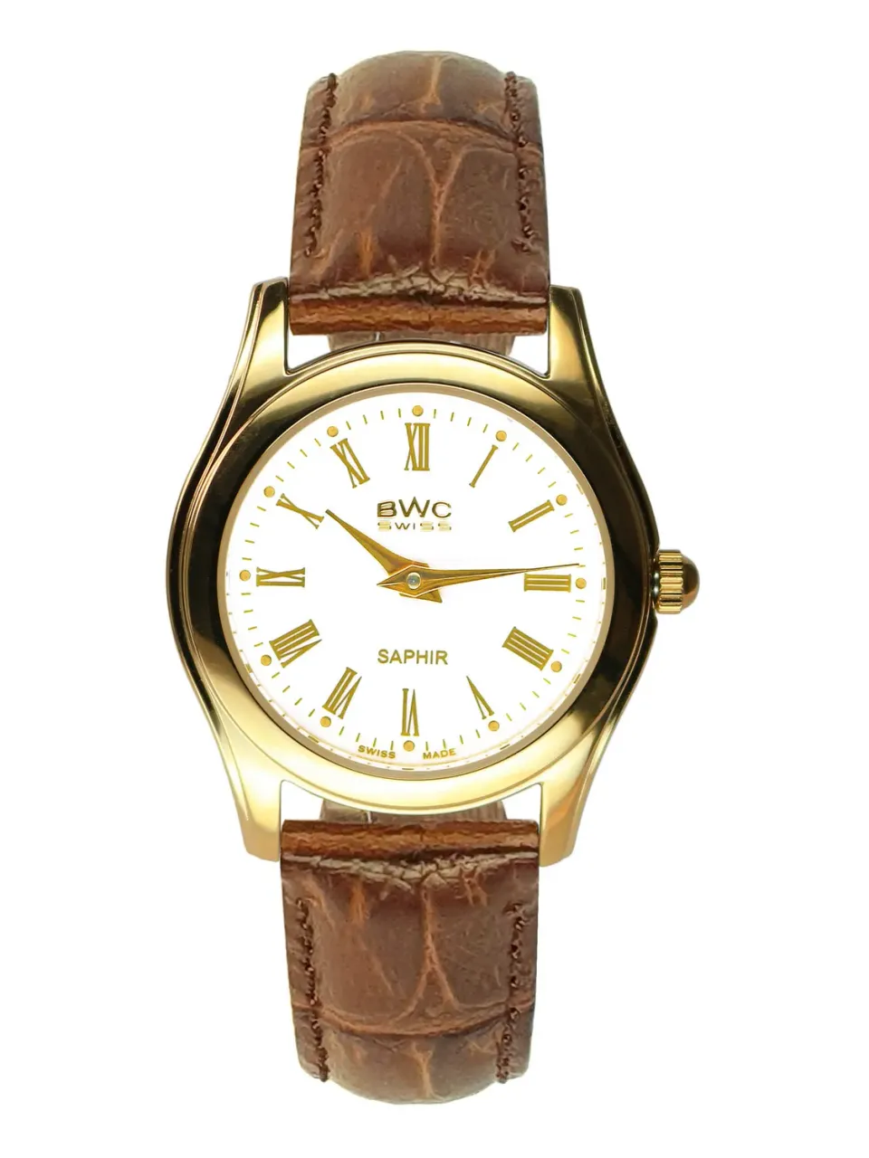 BWC-Swiss Ronda 1062 20039.51.11 dameshorloge bruin 27mm