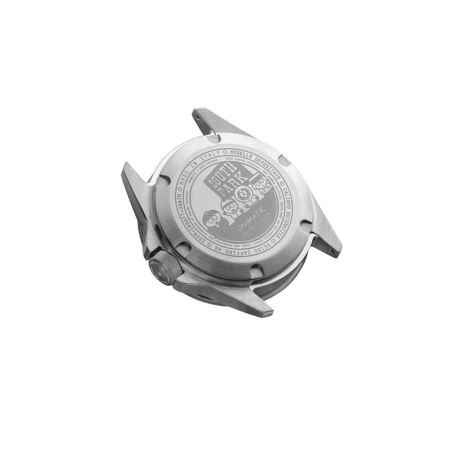 Unimatic Modello Uno U1-EC duikhorloge South Park wit
