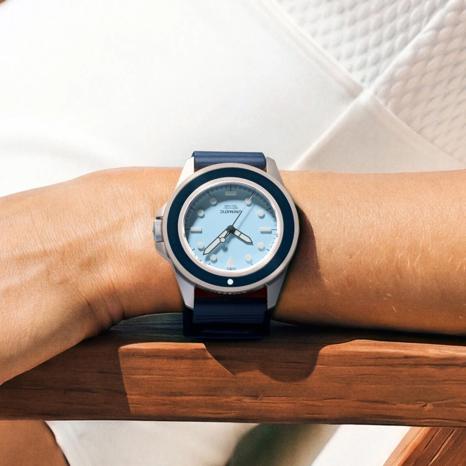 Unimatic Modello Uno UT1-IPP duikhorloge blauw 41,5mm