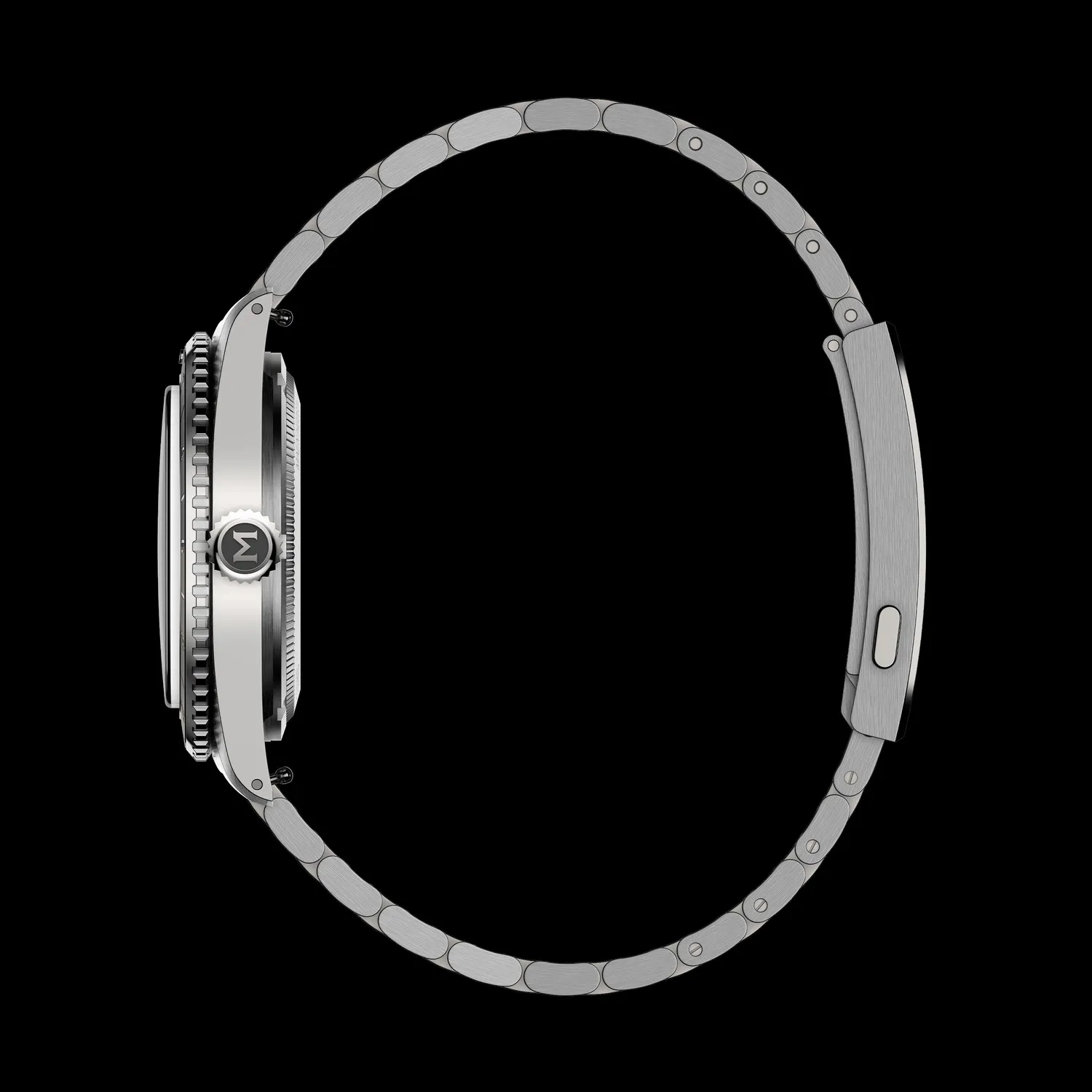 Maen Hudson 38 GMT MKII M1.3.3 horloge staal