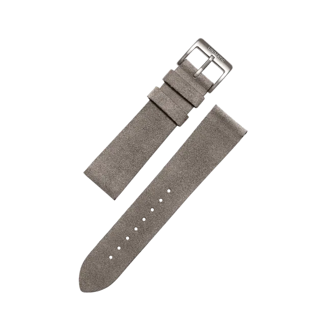 Unimatic Suede horlogebandje 22mm zand leer