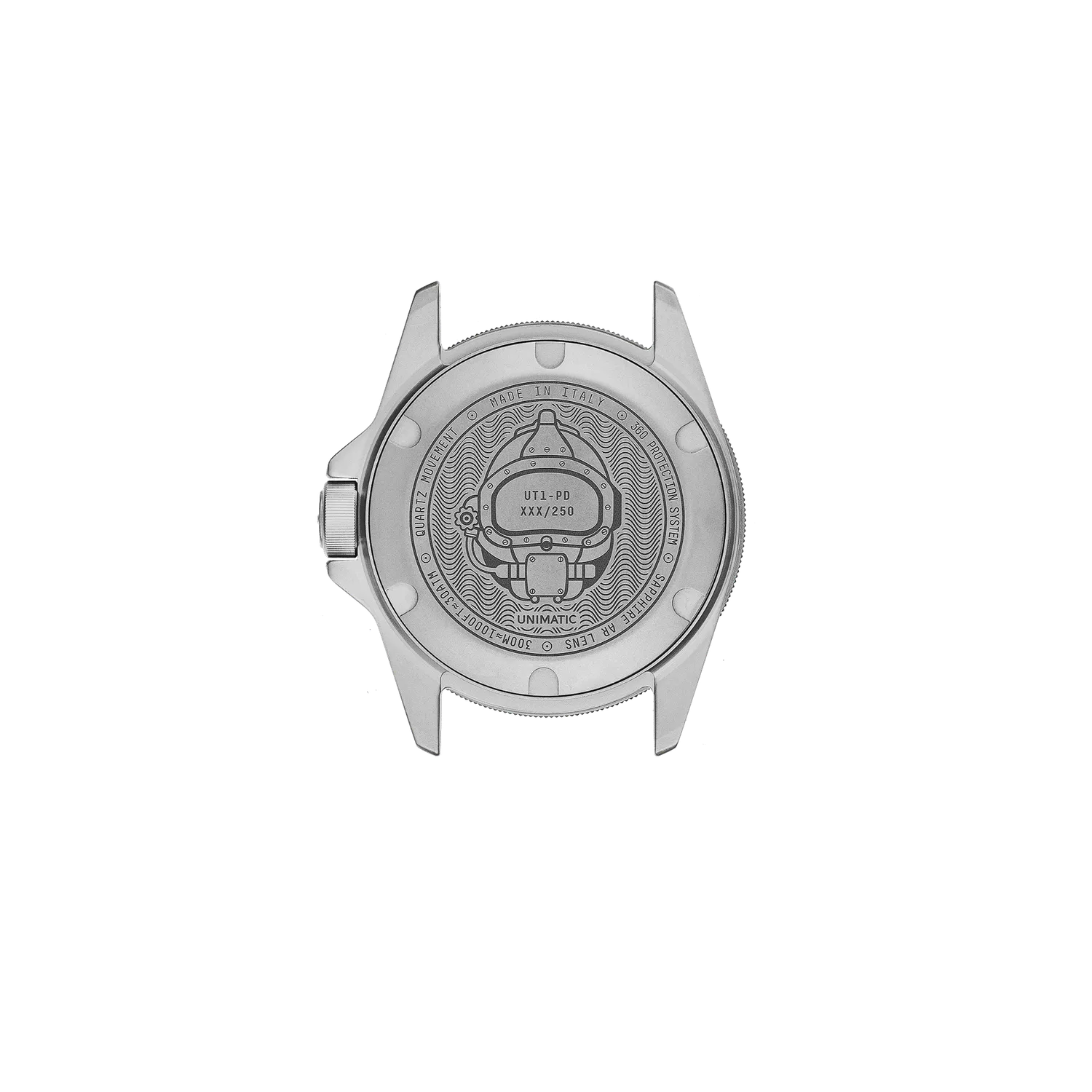 Unimatic Modello Uno UT1-PD duikhorloge zwart 41,5mm 300m