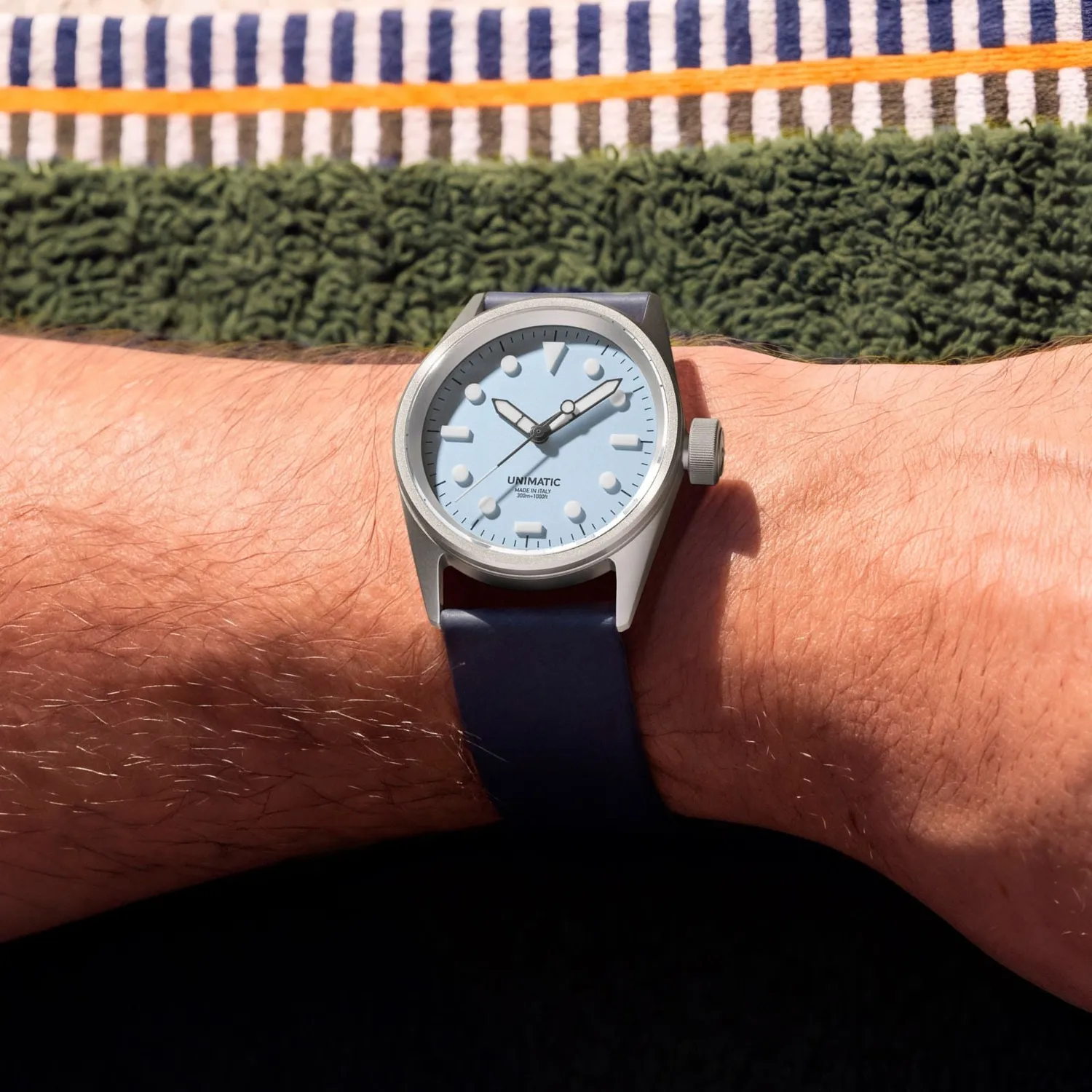 Unimatic Modello Cinque UT5-IPP toolwatch 36mm blauw